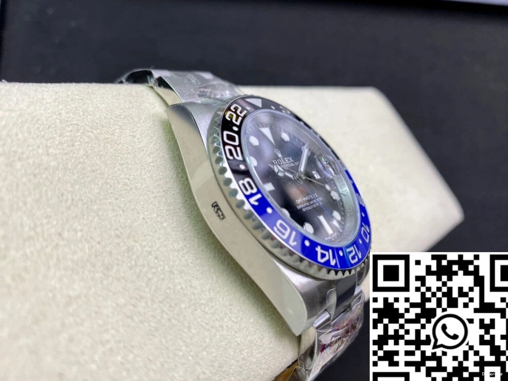 Factory Clean Rolex II GMT Dial Black 116710BLNR-78200 Master 0106